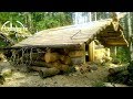 Off Grid Log Cabin Built by One Man: Laying Extra-Thick Logs Solo Off Grid Log Cabin Built by One Man: Laying Extra-Thick Logs Solo