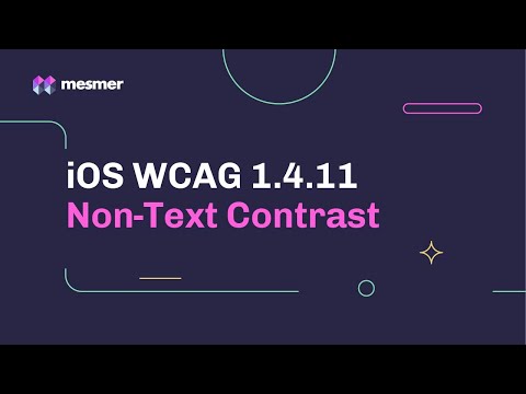 How to fix iOS WCAG 1.4.11 Non-Text Contrast Accessibility Violations