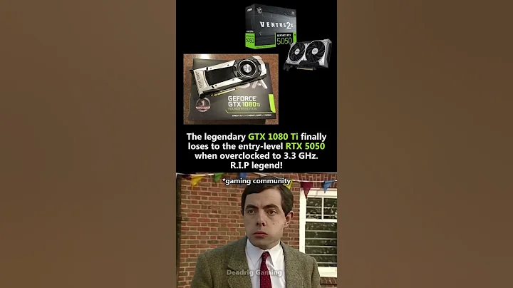 GTX 1080 Ti finally loses to the RTX 5050