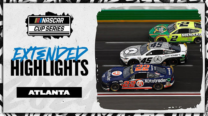 NASCAR Official Extended Highlights: Atlanta | Playoffs opener goes into overtime