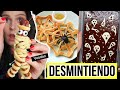 DESMINTIENDO TRUCOS DE COCINA VIRALES de HALLOWEEN! FUNCIONAN? - Caro Trippar