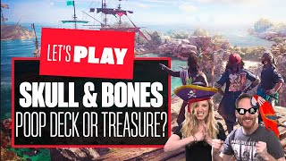 Let's Play Skull & Bones PS5 Co-op Gameplay! - POOP DECK OR BURIED TREASURE FIND OUT HERE!