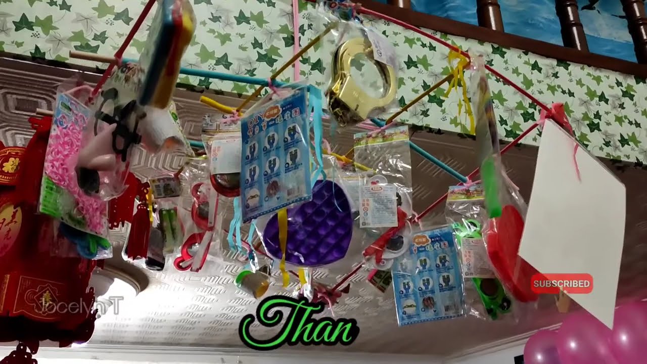 PAANO GUMAWA NG SIMPLENG PABITIN PARA SA BIRTHDAY PARTY, DiY 