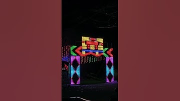 Pixel LED 3D gate