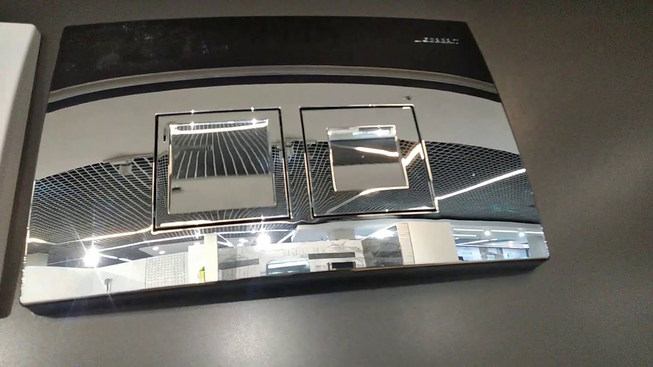 Geberit Delta 115.135.21.1 chrome flushing button two square клавиша ...