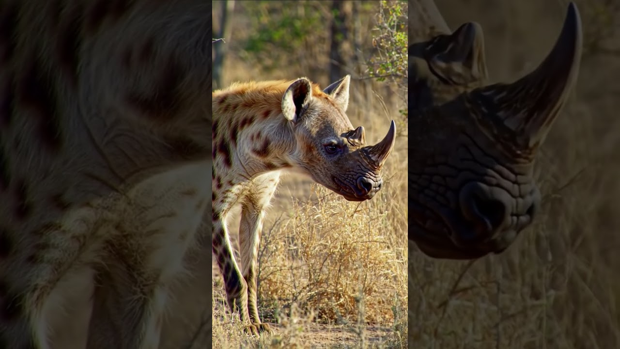 BIZARRE Hybrid Animal DISCOVERED Half Hyena, Half Rhino 🤯 