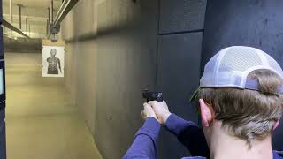 Indoor Range Handgun Practice