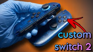 Building an ULTRA Custom Switch 2 Joycon Set! Shell Swapping a Customer's NS2 Joycons