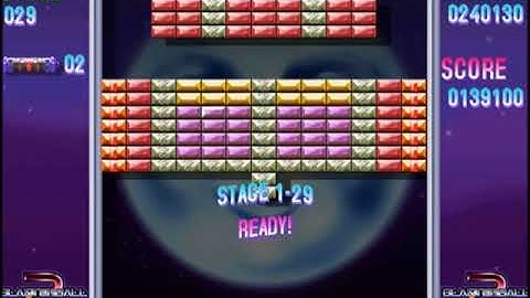 Blasterball 2 Revolution Stage Start with Arkanoid Doh It Again Stage Intro sound effect (REUPLOAD)