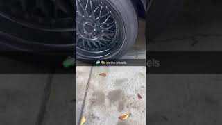 Painted by German bbs wheels black 🥰