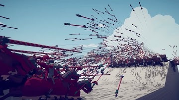 Big Cavalry Charge vs 20 Hwacha Arrow Rain - TABS | Totally Accurate Battle Simulator