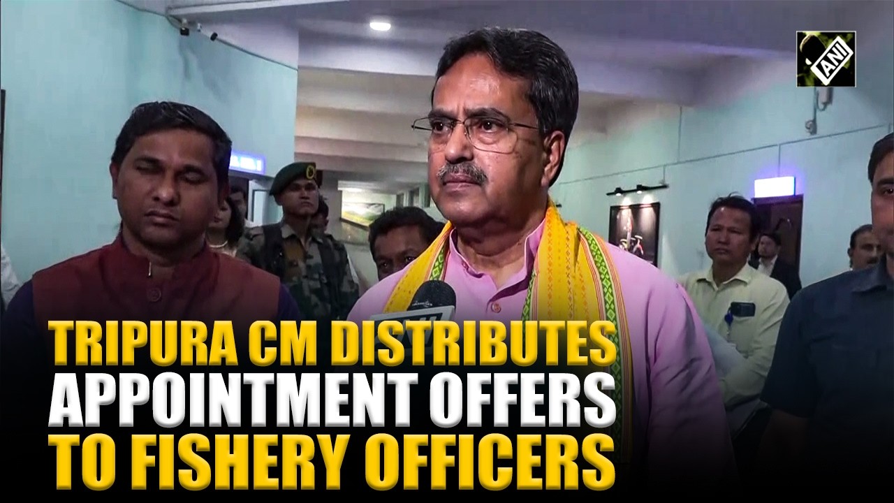 CM Manik Saha distributes appointment offers to fishery officers, pushes transparent governance
