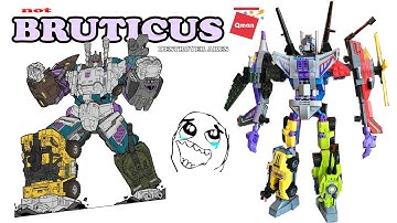 Transformers Combiner NOT BRUTICUS Lego, QMAN 6 in 1 Destroyer Ares - Review
