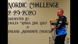 Nordic Challenge 2020 indoor disc golf putting tournament