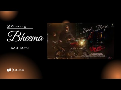 Bheema | Bad Boys Lyrical Song | Vijaya Kumar | Charan Raj | Krishna Sarthak | Duniya vijay
