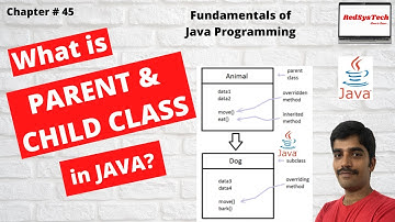 # 45 What is Parent and Child class in Java? | parent and child class in Java | Java | RedSysTech