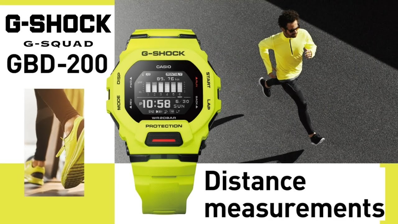 📣 GBD-200 G-Shock 3506 G-SQUAD Distance measurements - Easy Tutorial 🤗