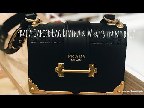 prada cahier bag review