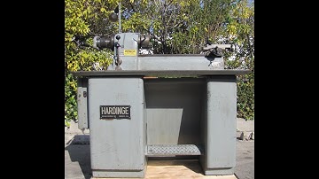 Hardinge DV59 Precision Lathe with Compound Cross Slide and 5” Jaw Chuck DV-59