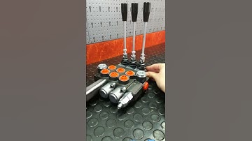 3 section valve with joystick double acting 40 l/min with float section