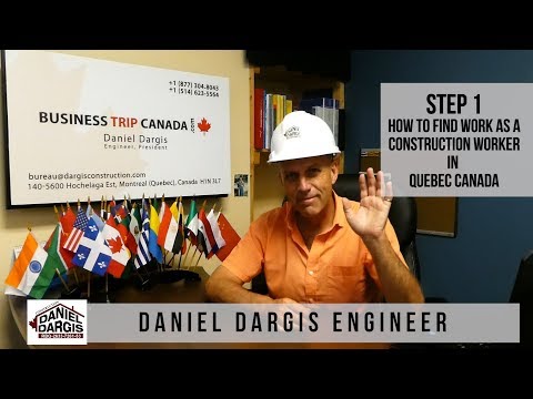 Video 1: the importance of #immigration #officer and #ccq #how to #find #work as a #construction #worker in #québec #canada for foreign workers by da...