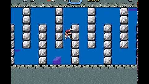 Unnamed SMW Hack - Disappearing Sea