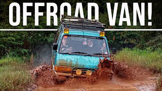 Main Offroad dengan Van Mazda Bongo Mazda E2000