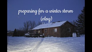 preparing for a winter storm☃️❄️🌨VLOG