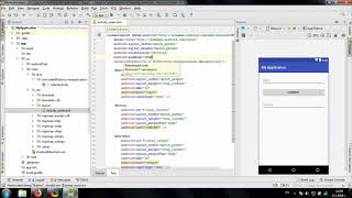 Develop simple Flip Text app in Android Studio screenshot 1