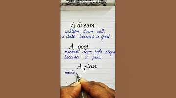 How to write beautiful quotes in Cursive Writing #shorts #handwriting #fountainpen #quotes