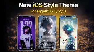 IOS STYLE NEW  THEME   FOR HYPEROS 1/2/3 AND  BEAUTIFUL LOCK SCREEN  screenshot 5