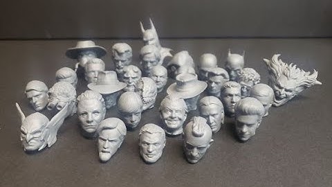 Custom Action Figure Head Sculpts - How to attach them to your base figures body - TGC Customs
