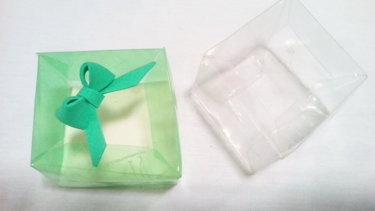 Como fazer caixinha de garrafa pet