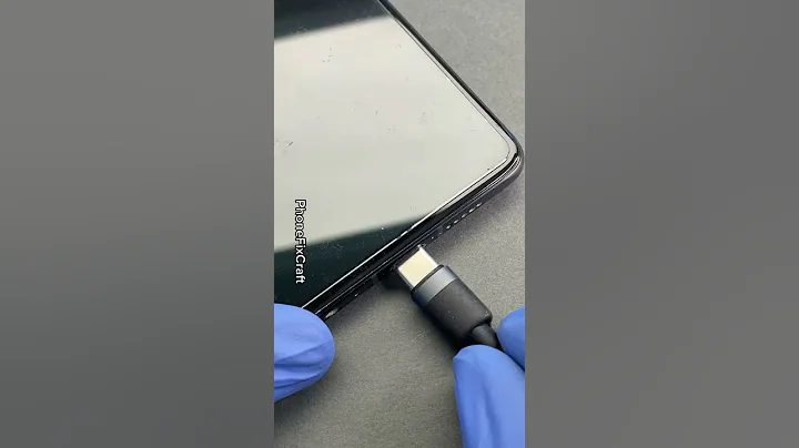 #satisfying usb-c charging port #cleaning at #phonefixcraft #shorts