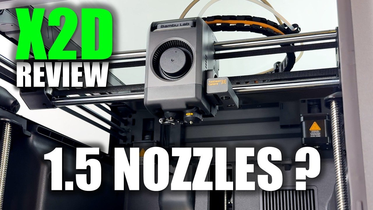 Bambu Lab X2D Review: Not what I wanted - YouTube