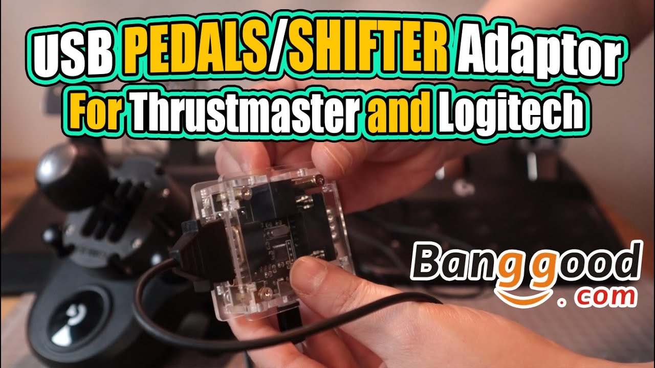 USB Adaptor for Thrustmaster T3PA / Logitech Shifter and from Bangood! [REVIEW] - YouTube