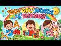 100+ ABC Words for Kids 🌈ABC Learning for Toddlers 🍎 Fun A-Z Alphabet Words &amp; Rhymes