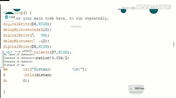obstacle avoidance with Ultrasonic sensor interfacing with nodemcu and arduino