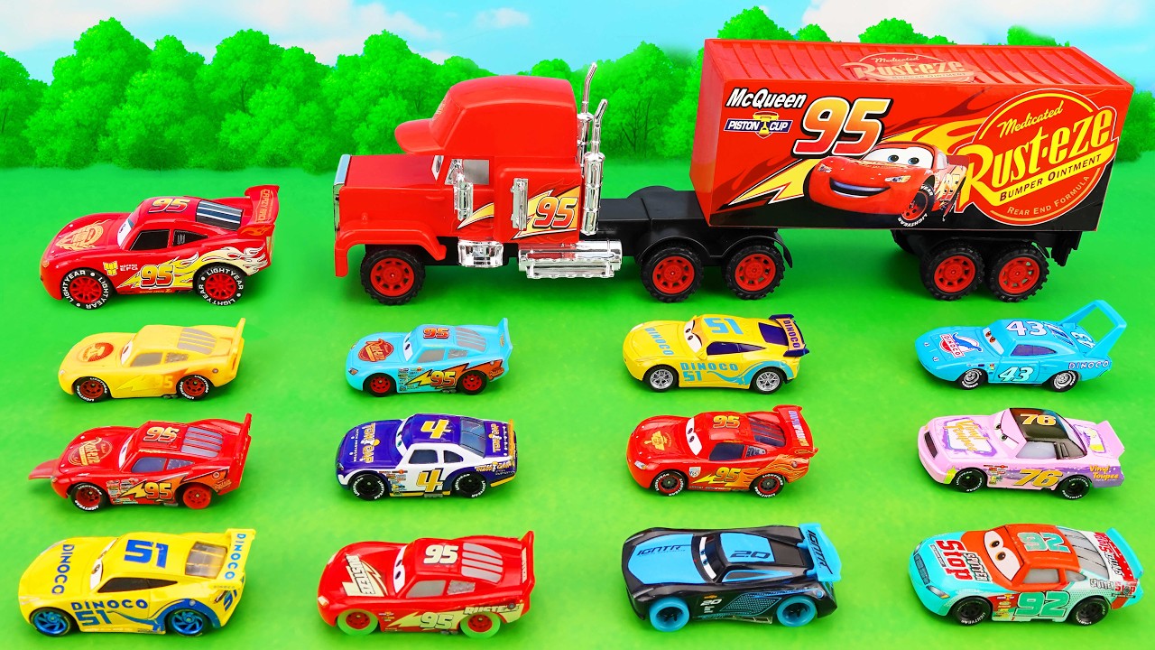 Disney Pixar Cars Unboxing Review | Lightning McQueen, Chick Hicks, Mack, Doc Hudson, Cruz Ramirez