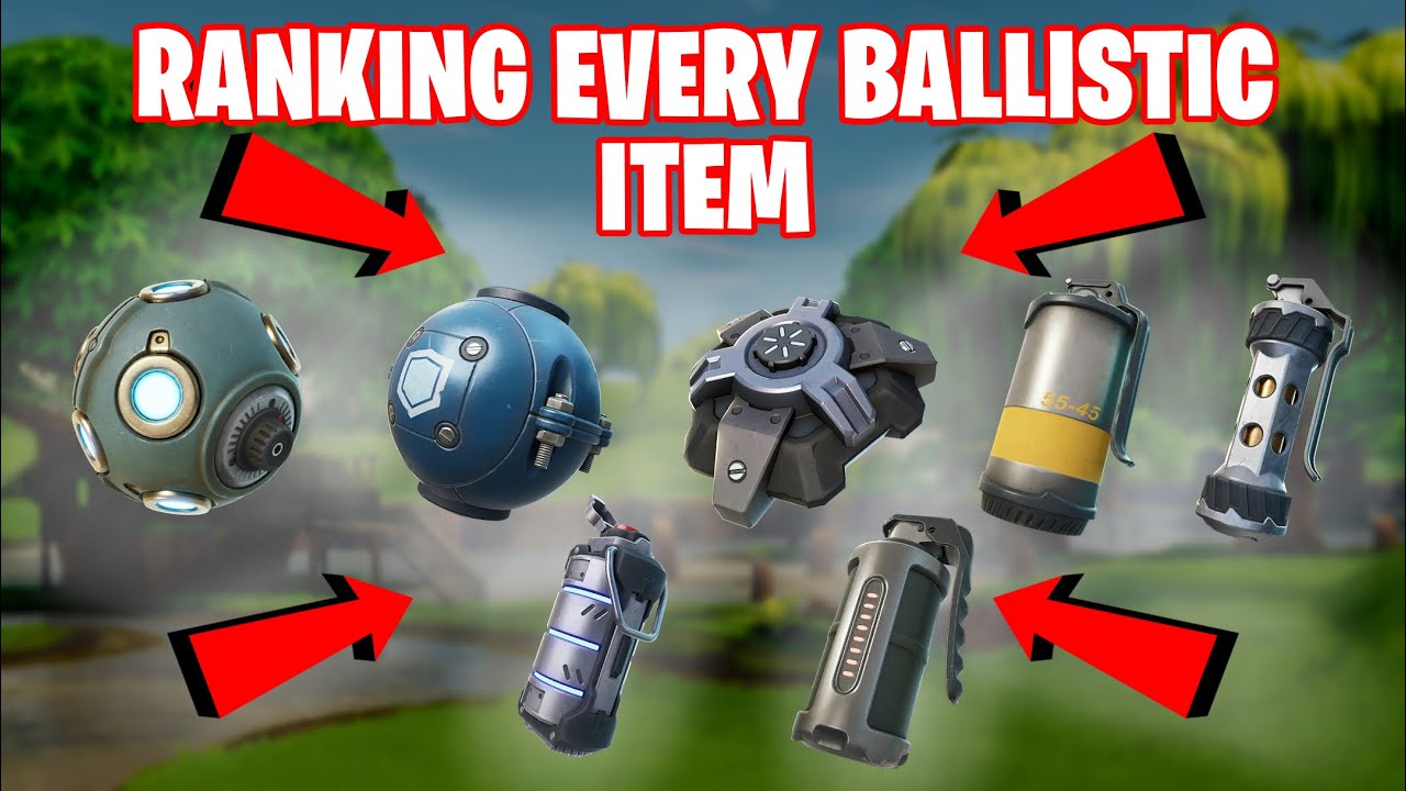 Ranking Every Ballistic Item (Fortnite) - YouTube