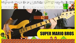 Марио на бас-гитаре Super Mario Bros Bass Tabs Бас табы