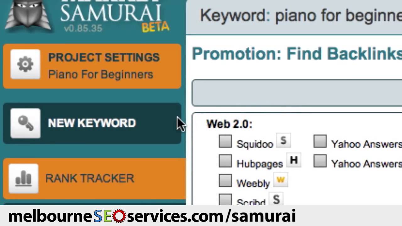 Market Samurai: High Authority Domains