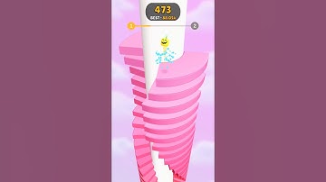 Multicolour stackball wow 😳 #gaming #stackboll #ballgames #games #stackballgame #gameplay #stacball