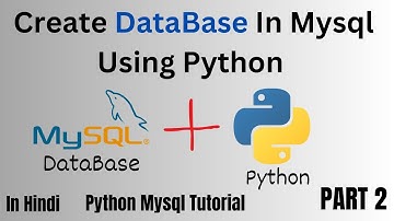 How to create and Delete Database in Python With MySQL  In Hindi Part 2