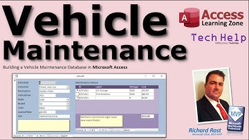 Building a Vehicle Maintenance Database in Microsoft Access. Log Service, Costs, Dates, Mileage.