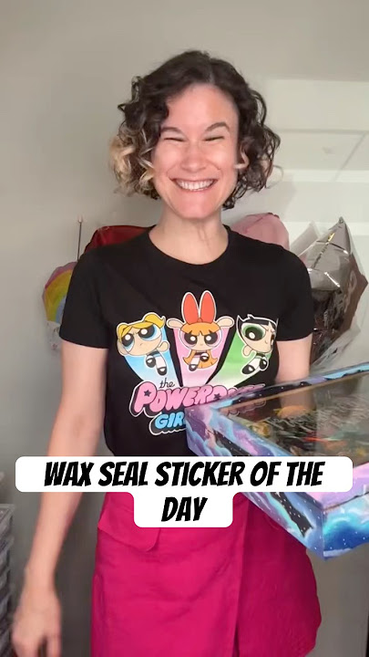 Wax seal sticker of the day 7/6 #wssotd #stickers #treasuredletter #wholesome #night