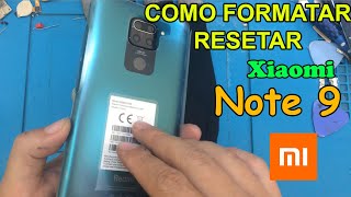 COMO FORMATAR XIAOMI REDMI NOTE 9 RESTAURAR ZERAR DE FABRICA