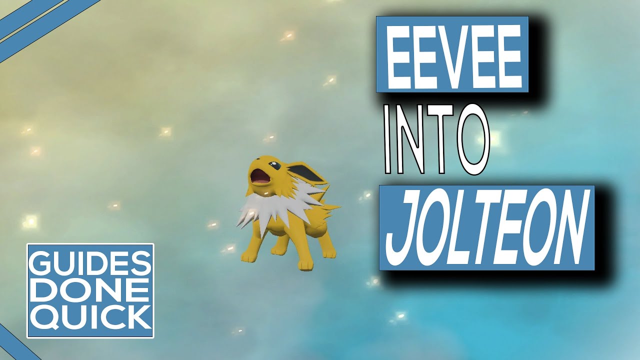 How To Evolve Eevee Into Jolteon In Pokemon Legends Arceus