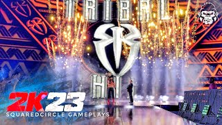 WWE 2K23 Roman Reigns 2023 Updated Entrance Custom Graphics Pack & Theme Remix | New WWE 2K23 Mods