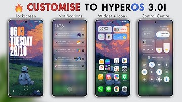 Customise Your HyperOS 2 Device to HyperOS 3 Look! 🔥 | HyperOS 3 New Theme ⚡